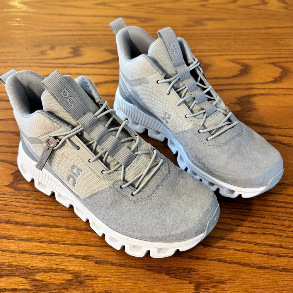 Women's Running Cloud High Top Running Sneakers Gray Size 6